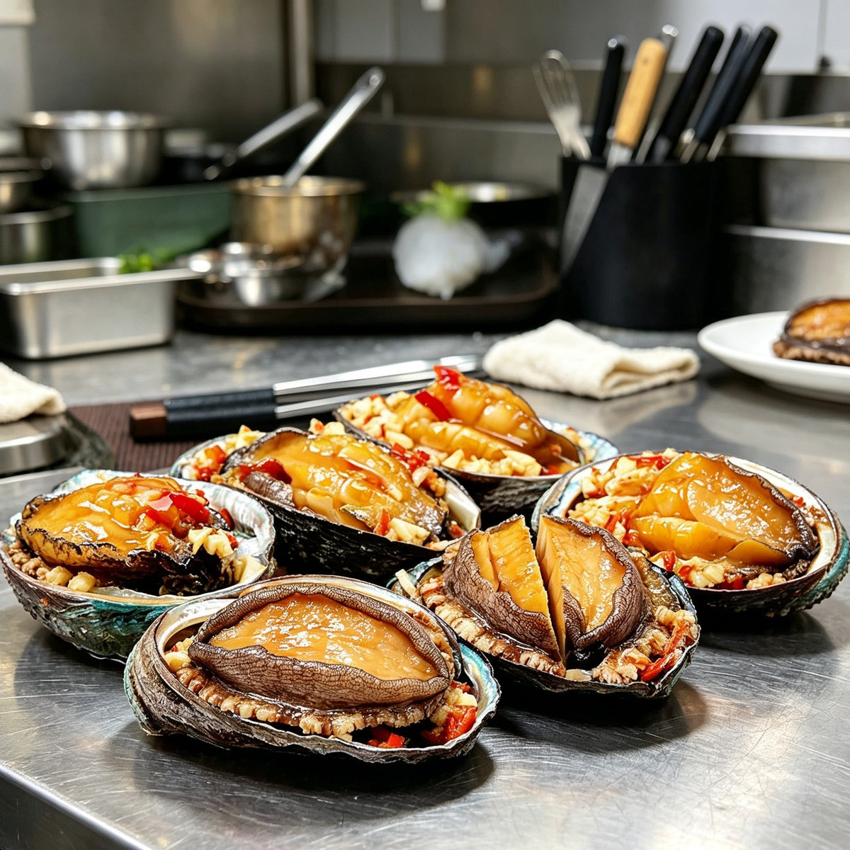 Fresh Abalone in Shell - view 3