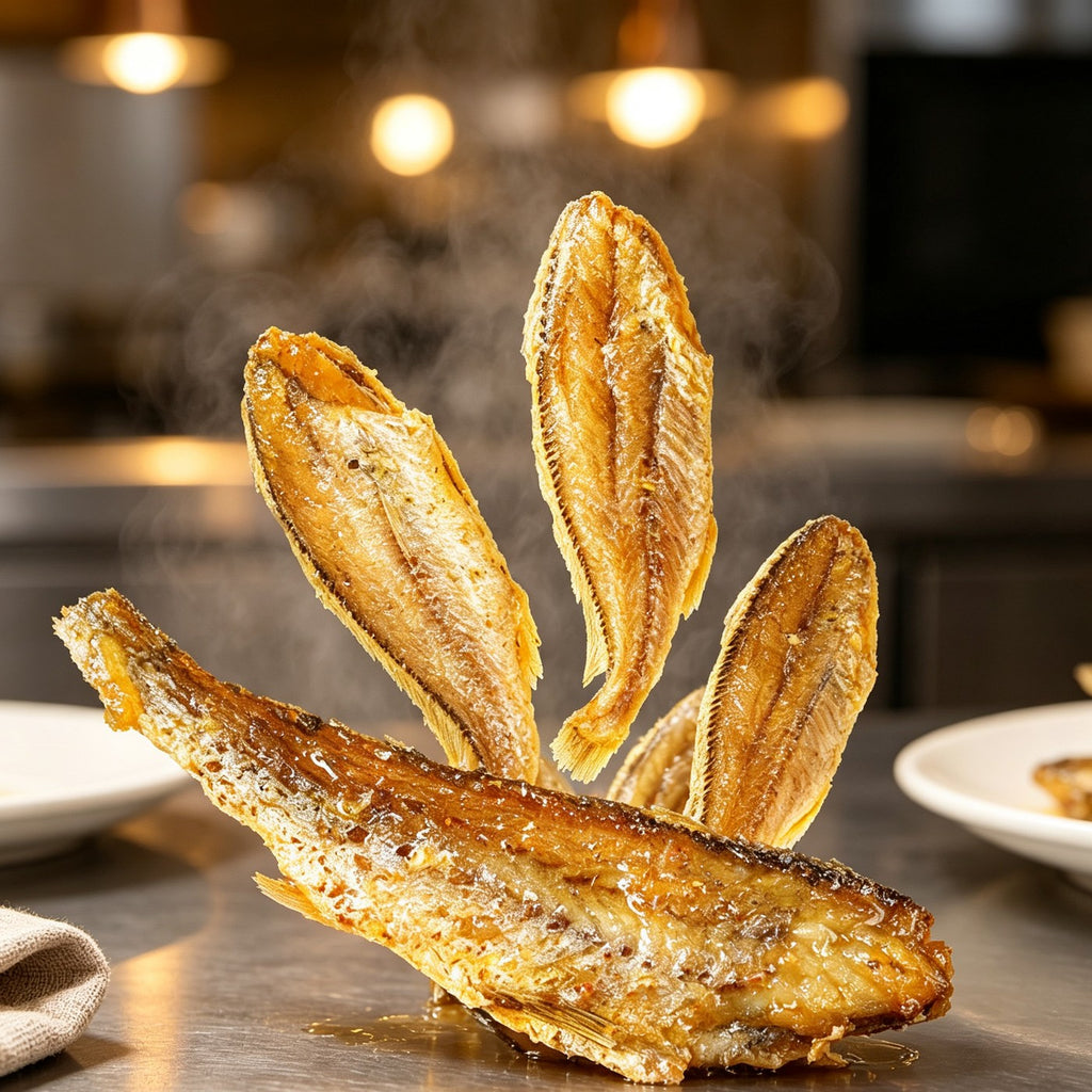 Golden Fried Yellow Croaker - view 1