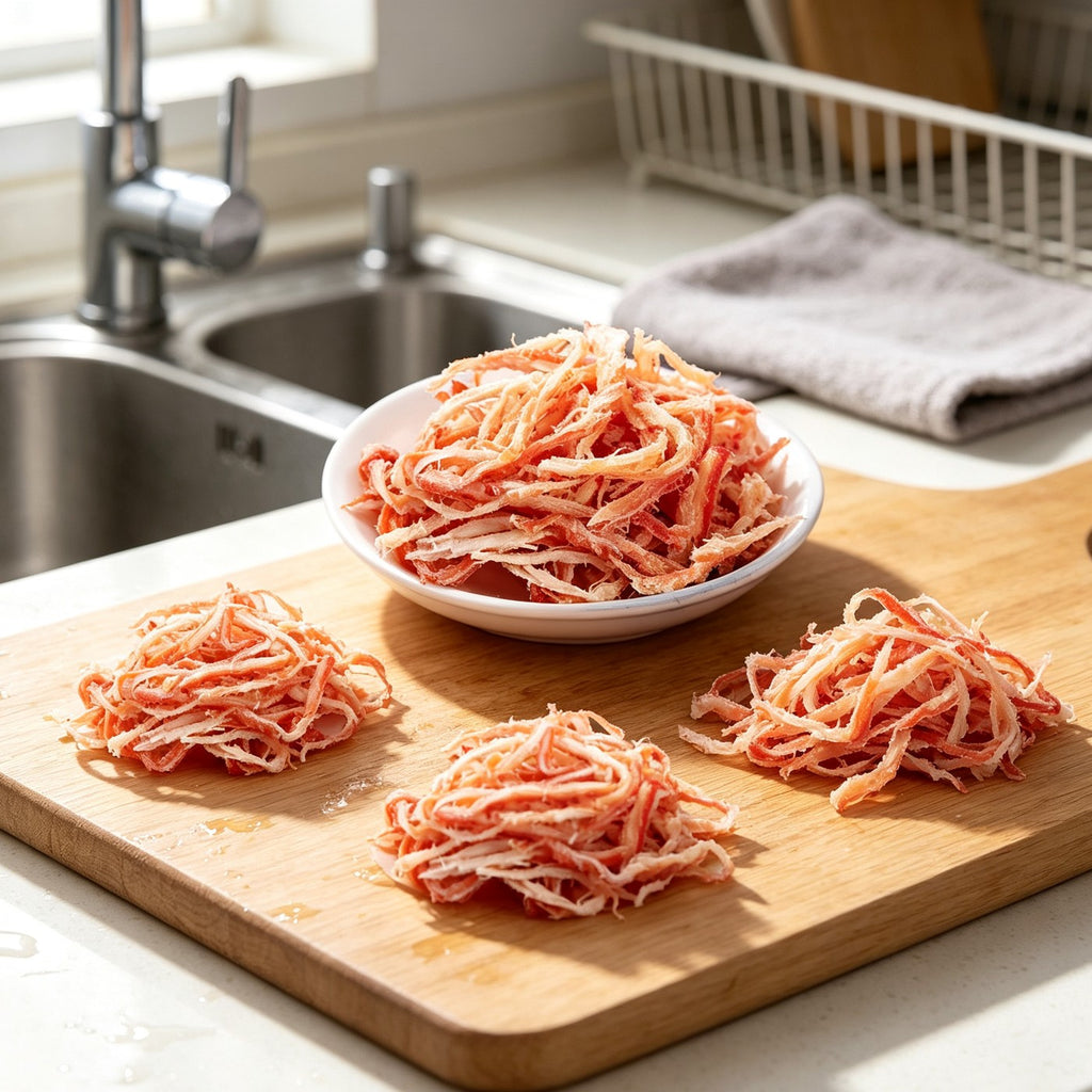 Fresh Shredded Squid Strips - view 1