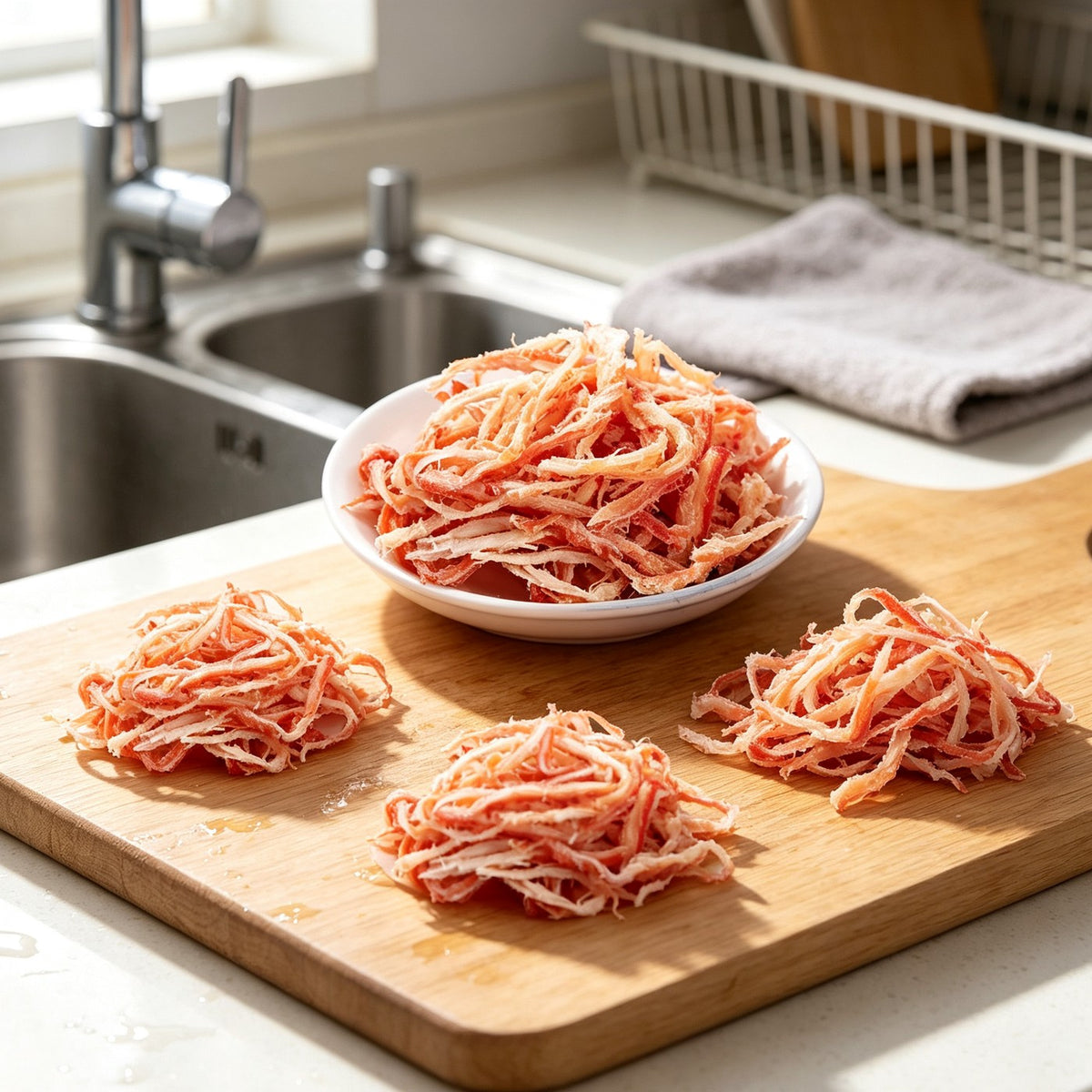 Fresh Shredded Squid Strips - view 1